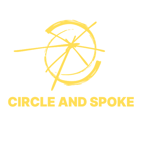 Deconstructed bike wheel